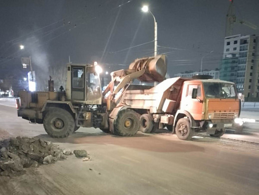 Более 32 тонн песко-соляной смеси высыпали ночью на дороги Иванова